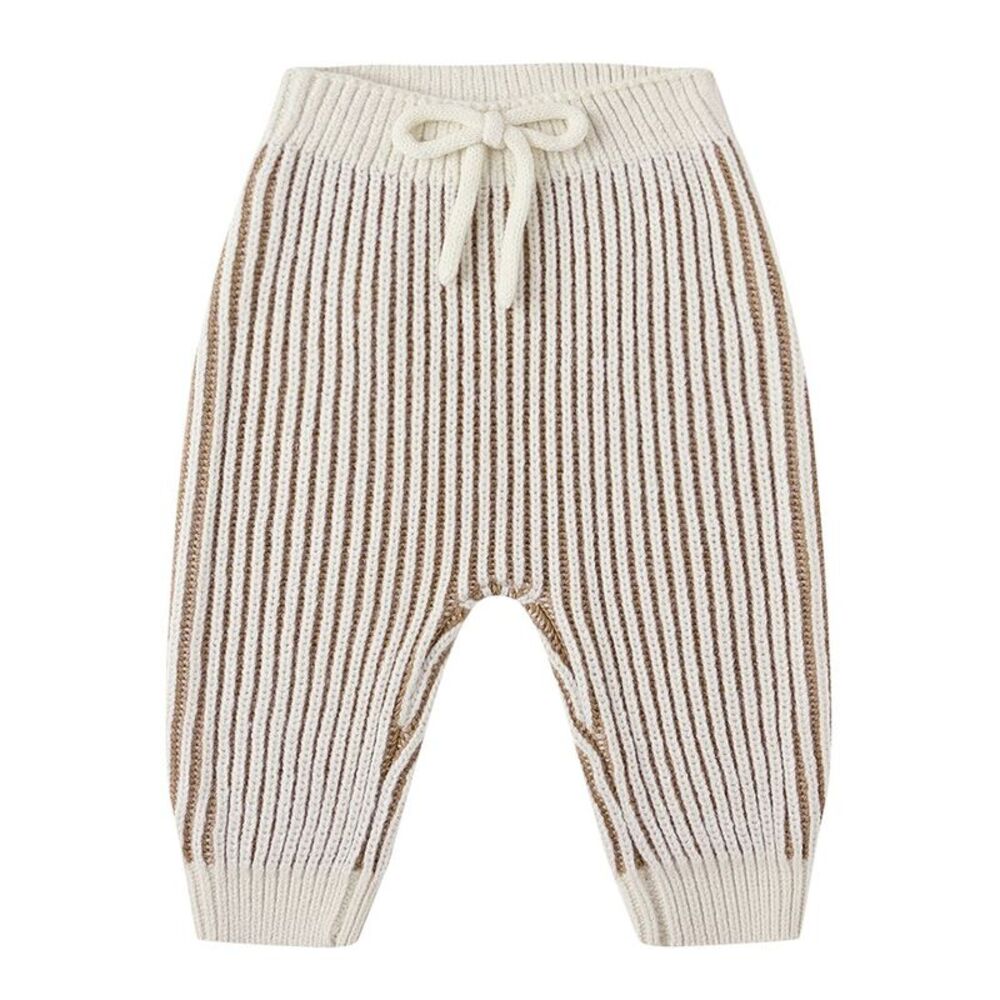 Quincy Mae Chunky Knit Pant, Gold